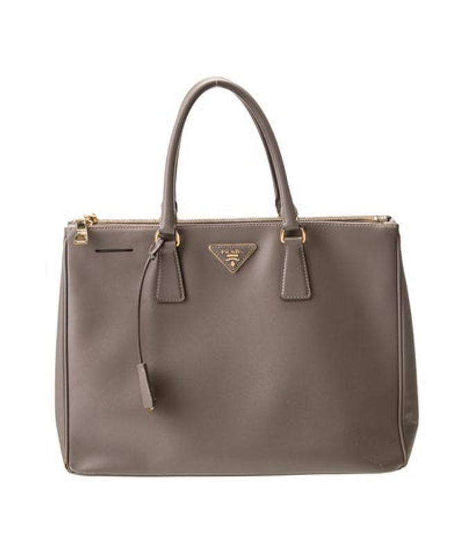 Prada Saffiano Leather Galleria Double Zip Large