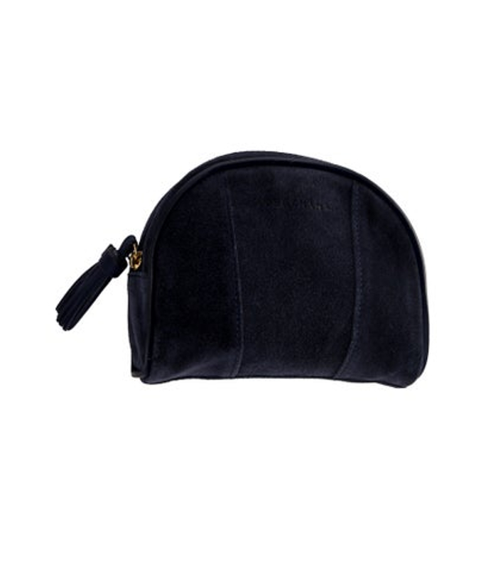 Longchamp Suede Clutch
