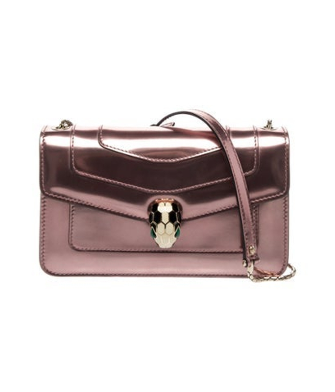 Bvlgari Patent Leather Serpenti Forever Shoulder Bag