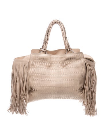 Leather Top Handle Bag
