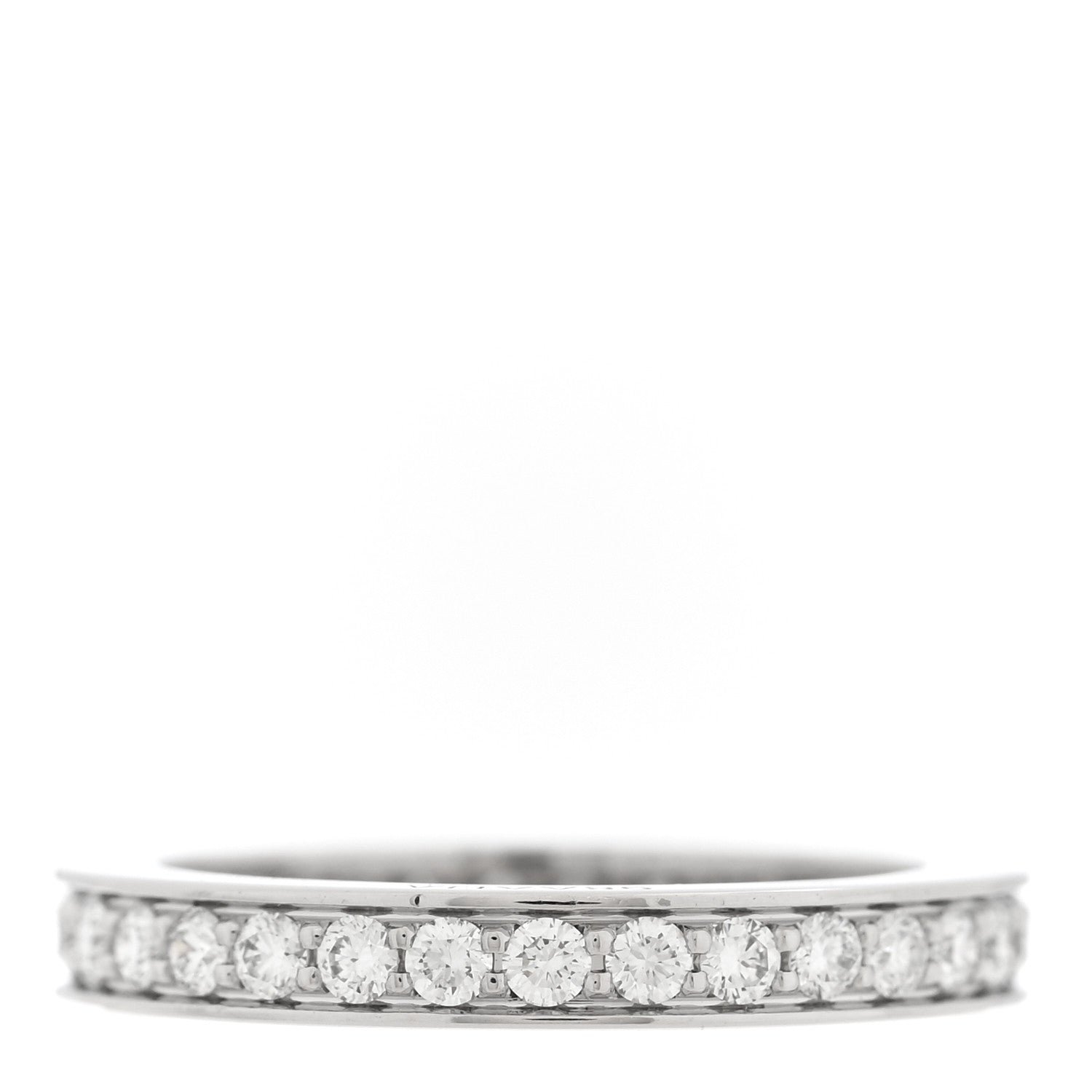 Cartier Cartier Platinum Diamond .34ctw Ballerine Eternity Band Ring 46 3.75