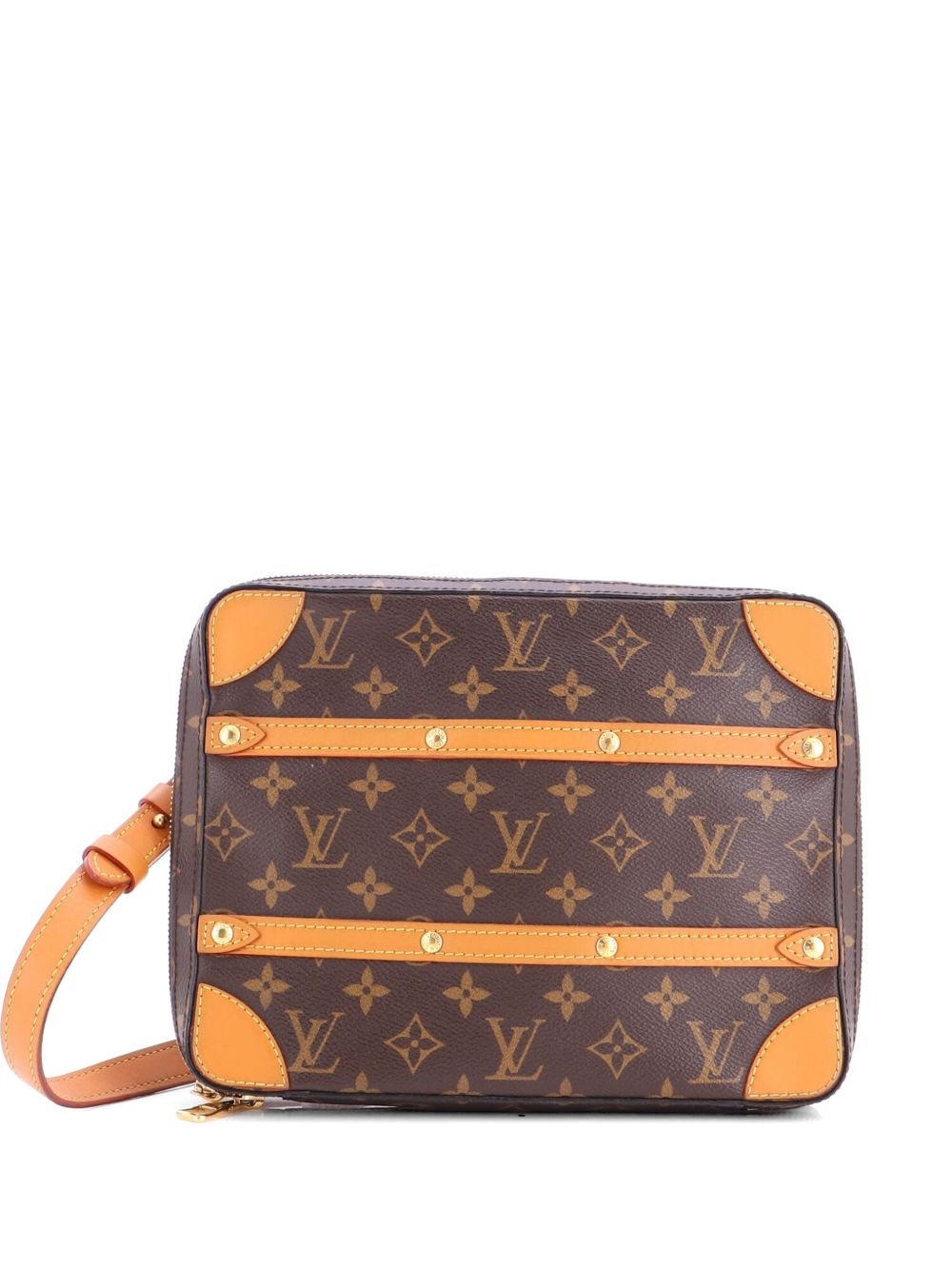Soft Trunk Messenger Bag Monogram Canvas PM crossbody bag