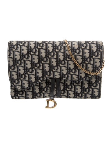 Oblique Jacquard Wallet on Chain