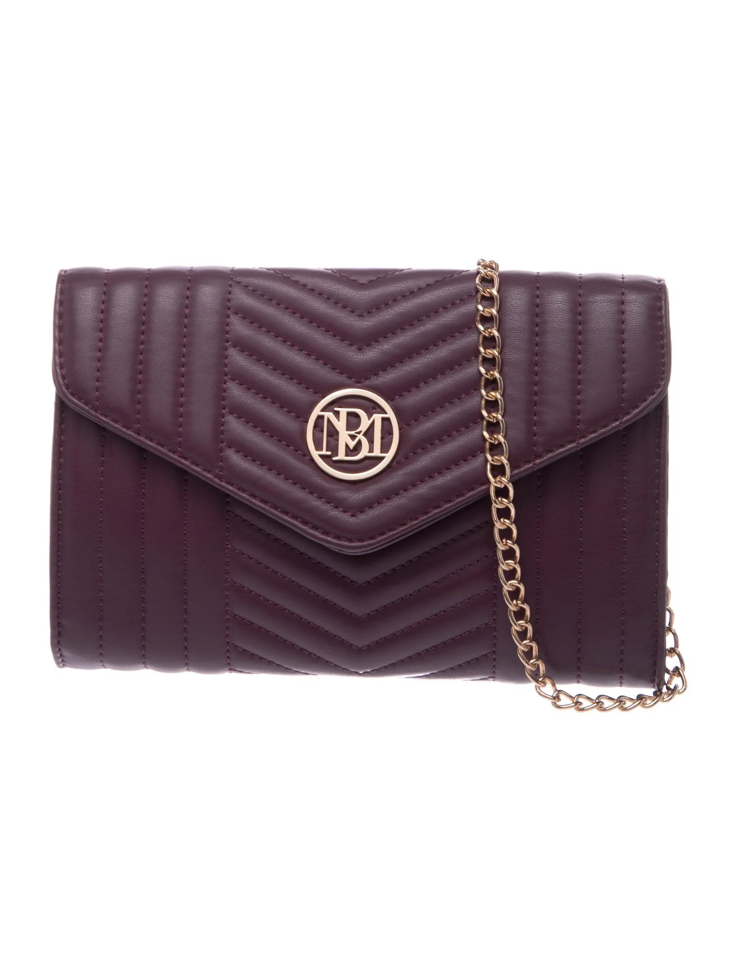 Badgley Mischka Leather Clutch
