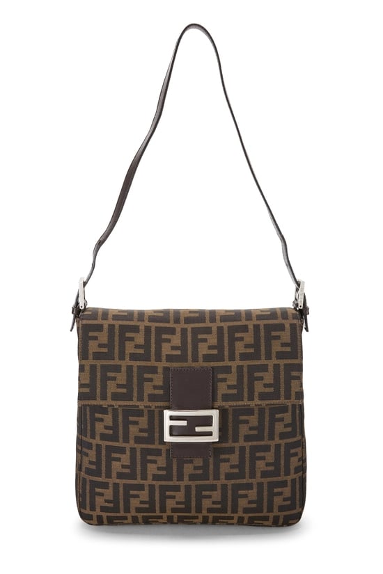 Fendi Brown Zucca Shoulder Bag