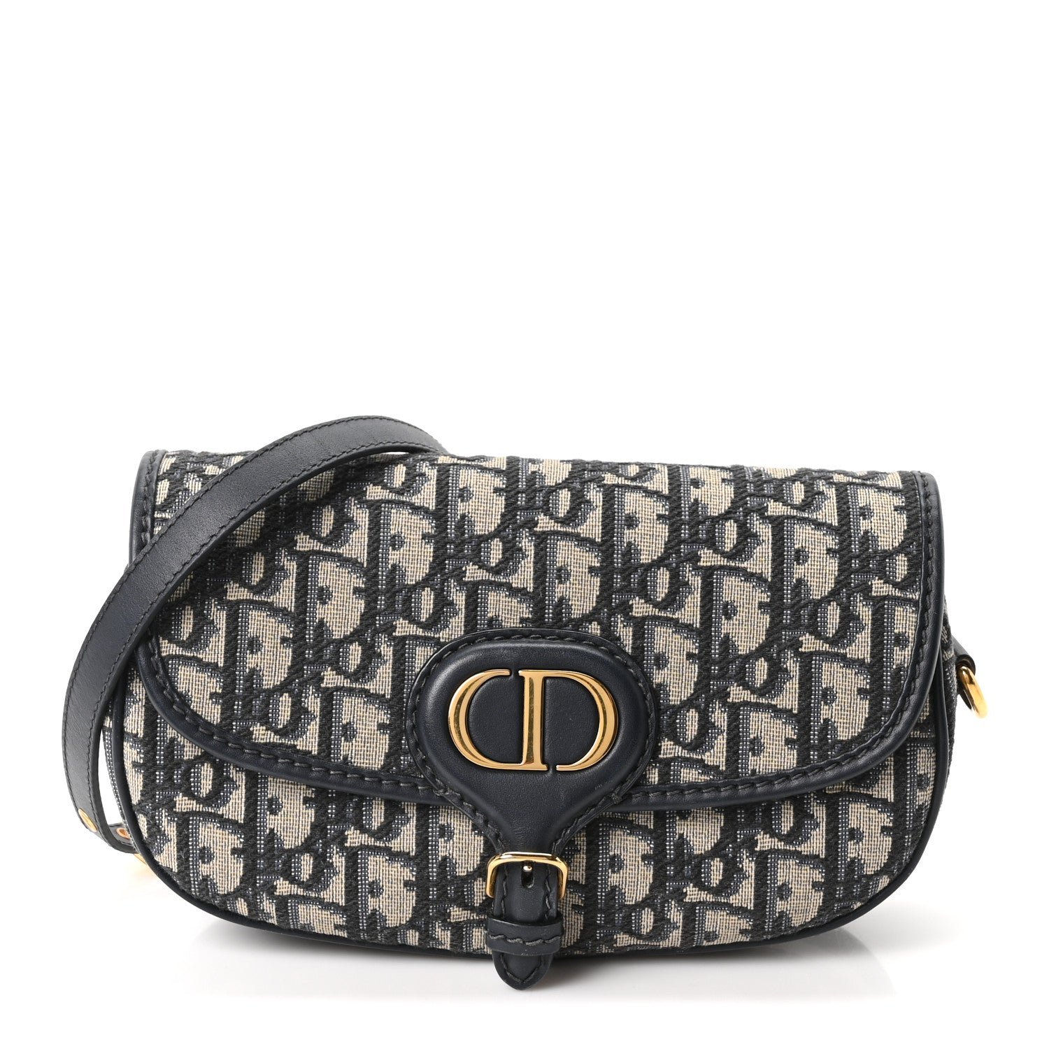 Christian Dior Oblique Bobby East West Bobby Bag Blue