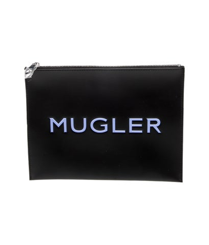 Mugler Leather Clutch
