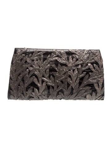 Nancy Gonzalez Leather Clutch