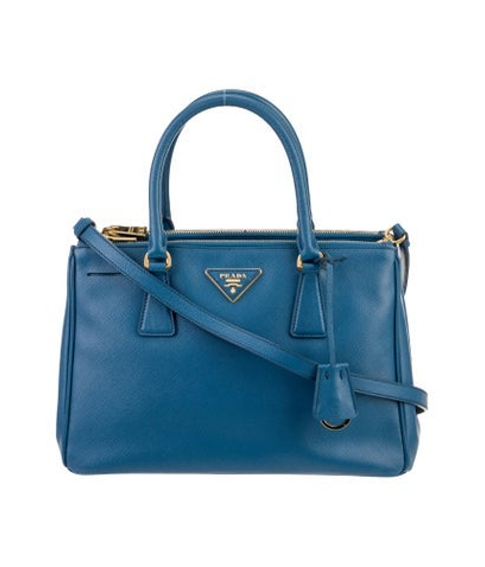 Prada Saffiano Lux Leather Galleria Double Zip