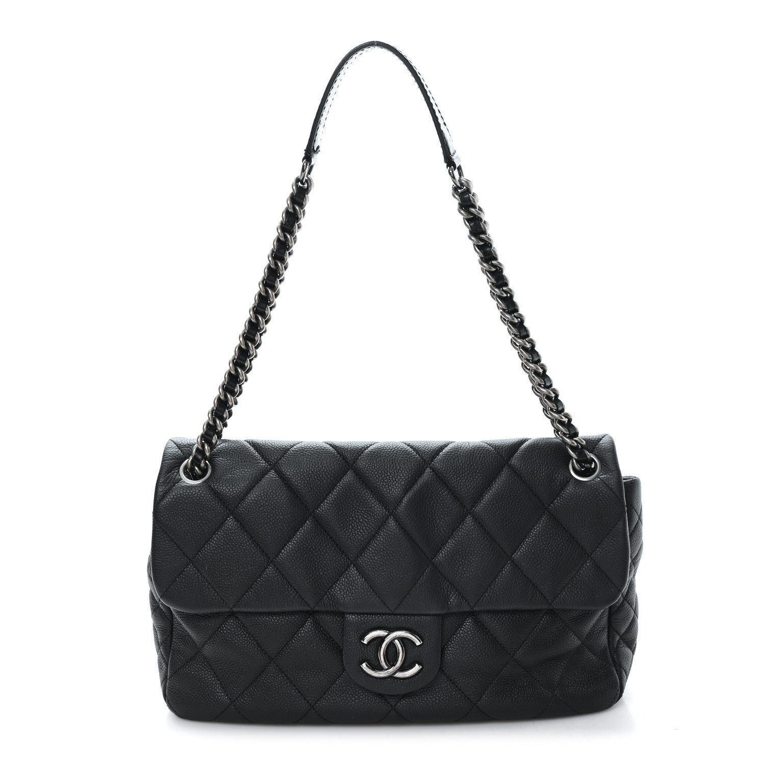 Chanel Caviar Quilted Coco Casual Flap Black