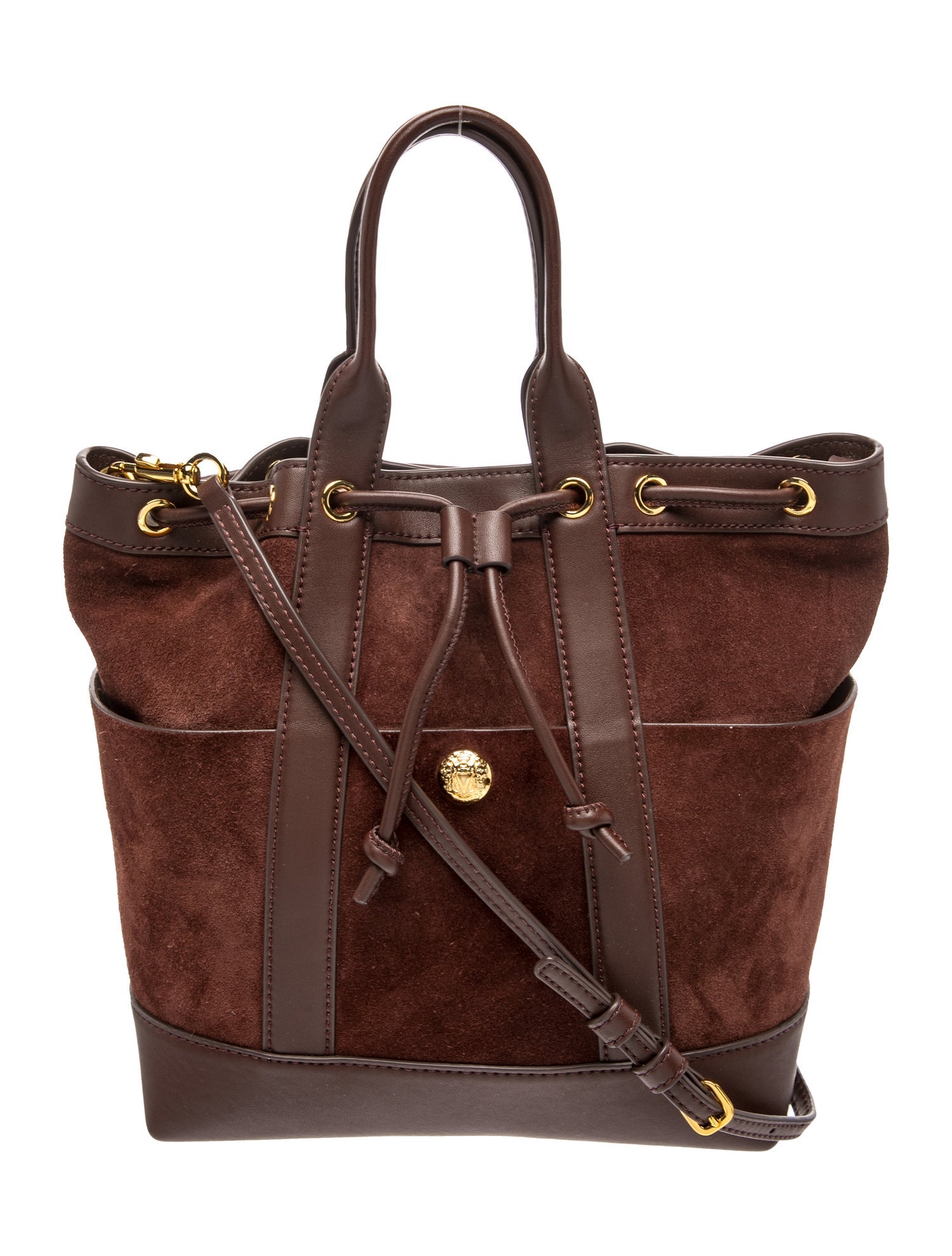 Suede Bucket Bag