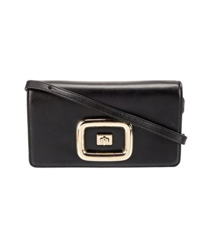 Roger Vivier Vivier Leather Crossbody Bag
