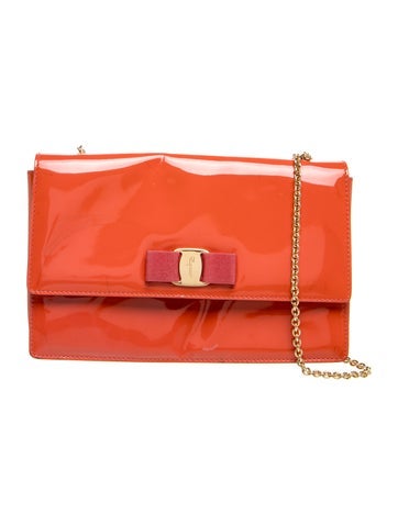 Ferragamo Patent Leather Crossbody Bag