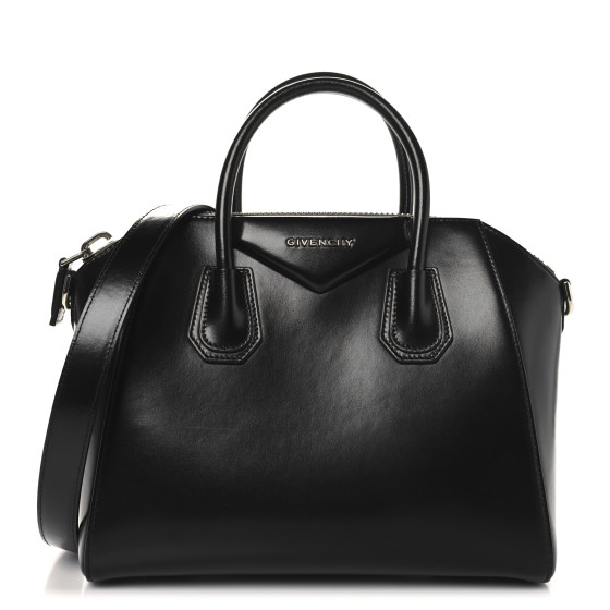 Givenchy Shiny Lord Calfskin Small Antigona Black
