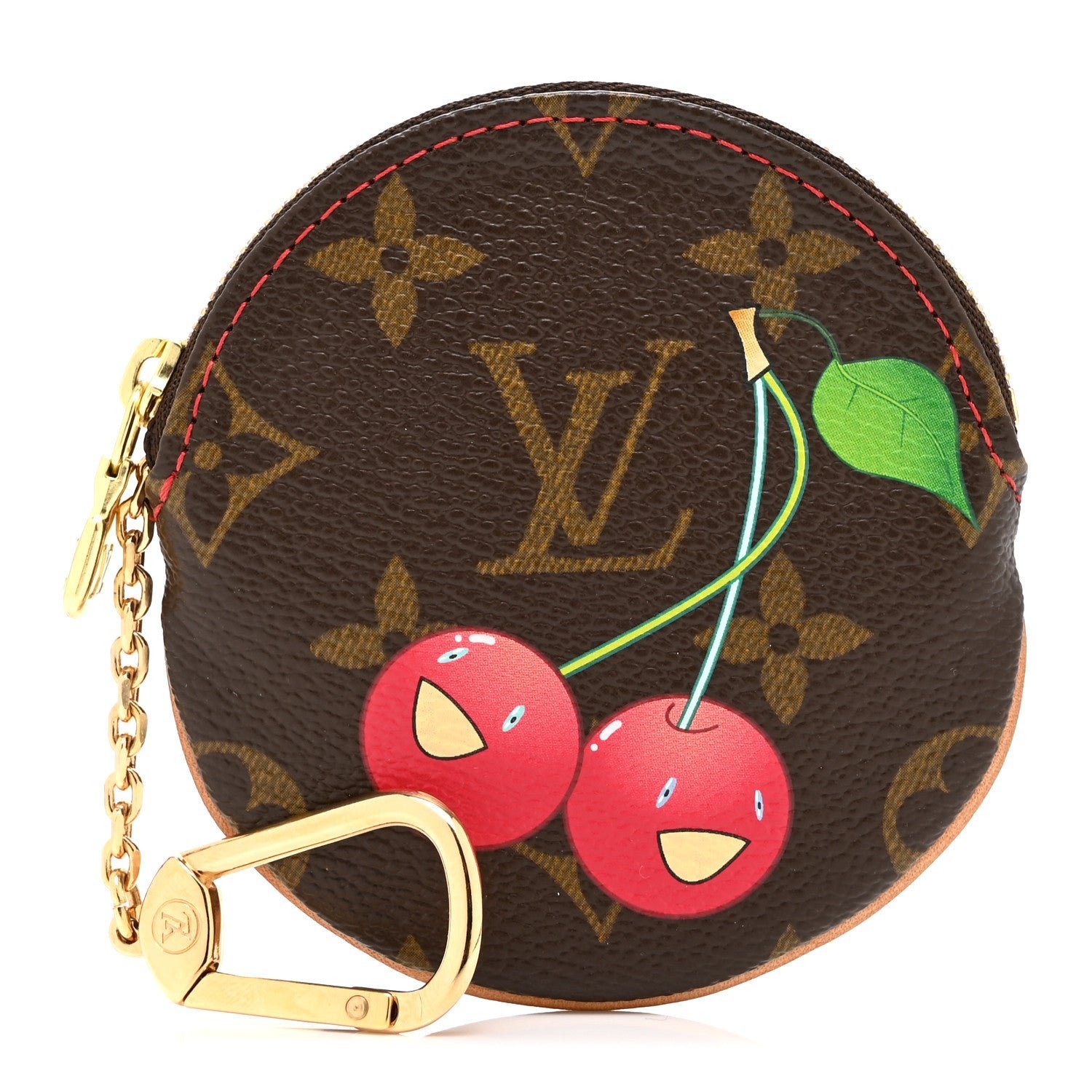 Louis Vuitton Monogram Cerises Round Coin Purse