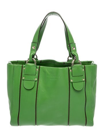 Leather Top Handle Bag
