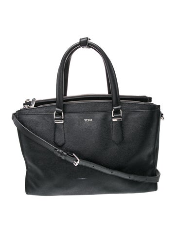 Tumi Leather Top Handle Bag