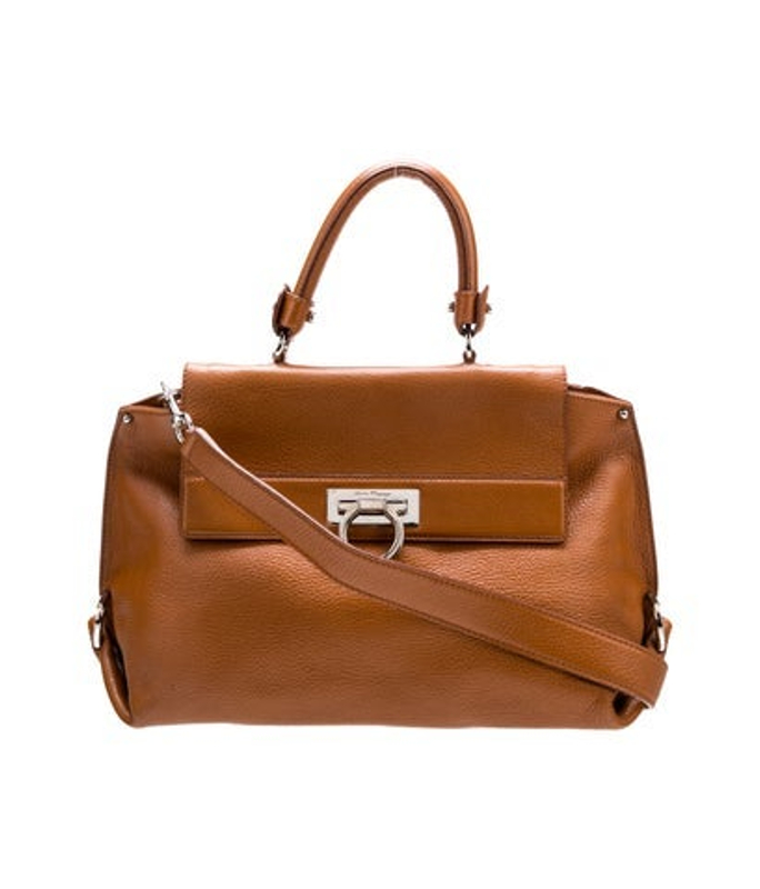 Salvatore Ferragamo Ferragamo Gancio Top Handle Bag