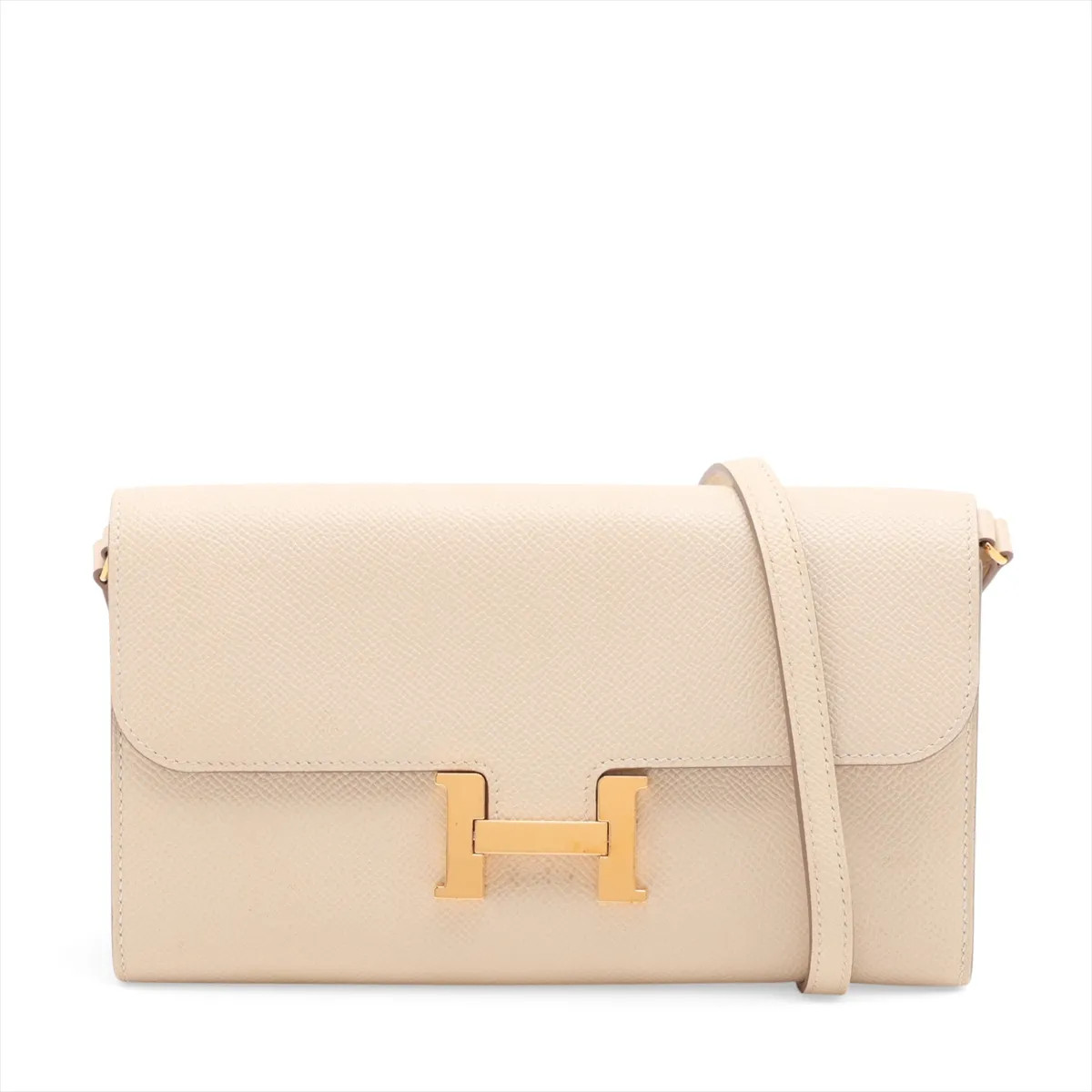 Hermès Constance Long Togo Veau Epsom Nata Gold Metal Fittings