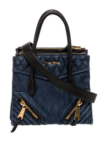 Denim Biker Twin Pocket w/ Strap