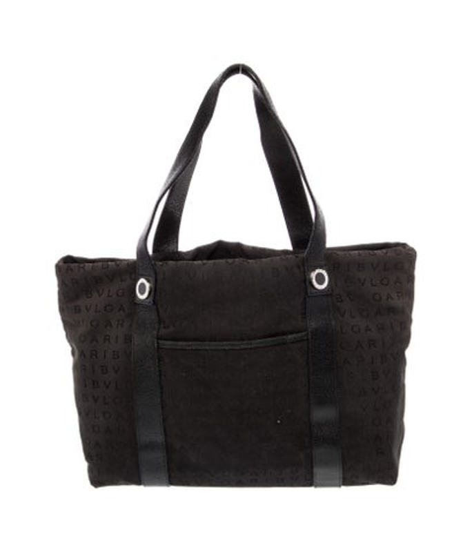 Bvlgari Canvas Logomania Tote Bag Vintage