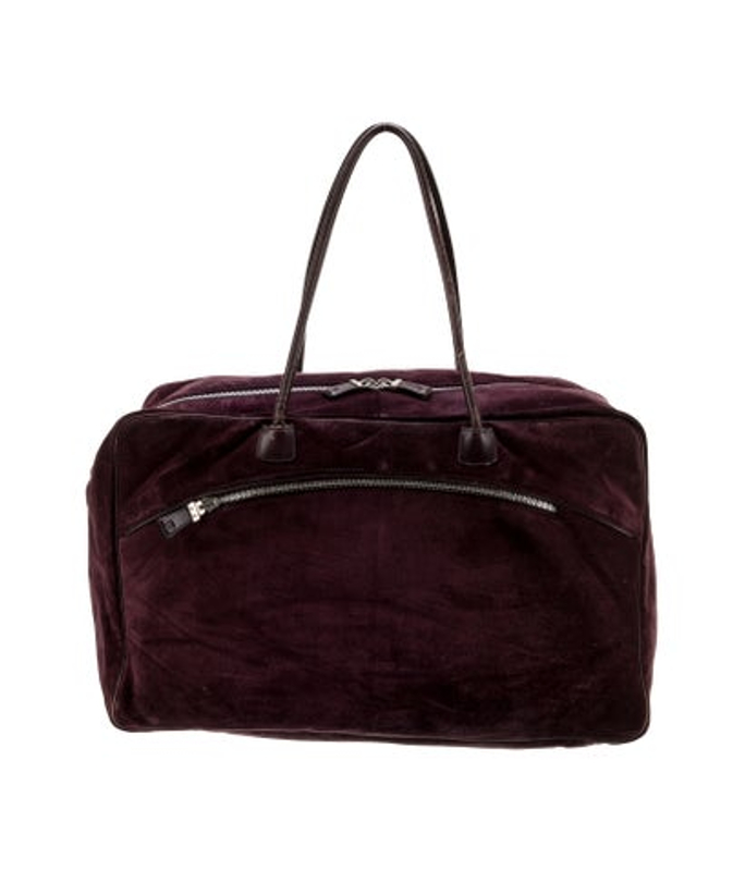 Bally Suede Top Handle Bag Vintage