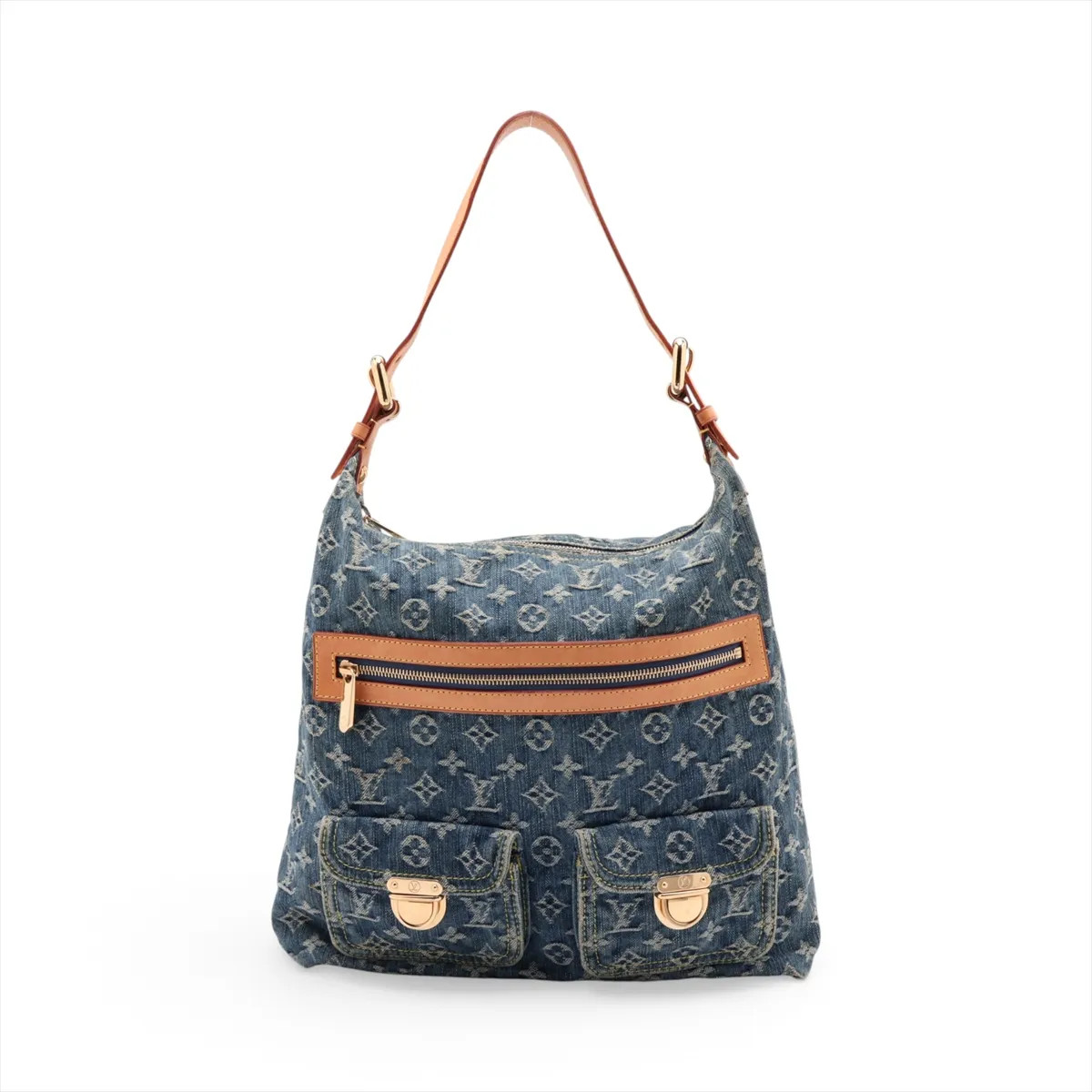 Louis Vuitton Monogram denim Baggy GM M95048 Blue