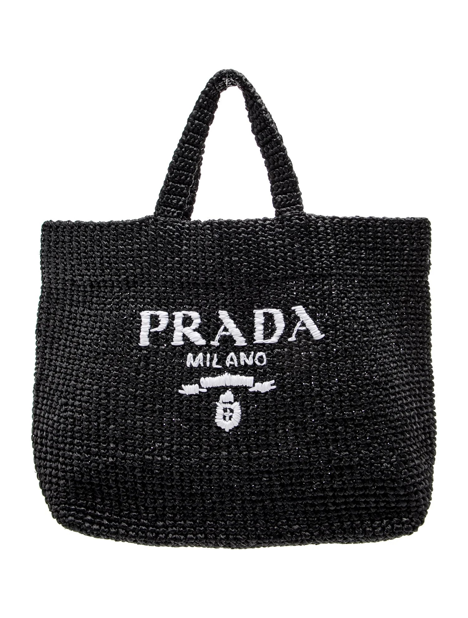 Enameled Metal Triangle Logo Tote