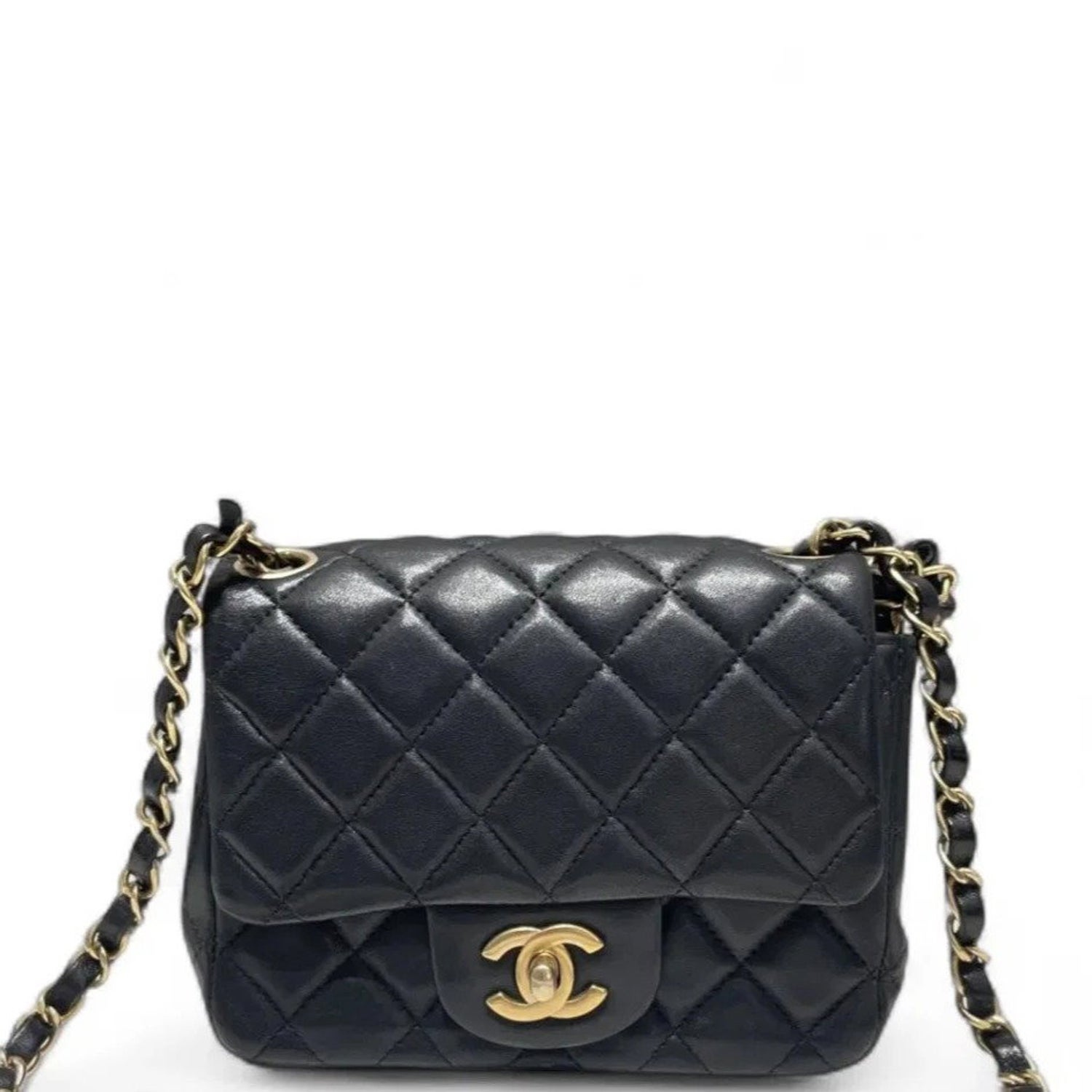 Chanel Lambskin Square Flap Mini
