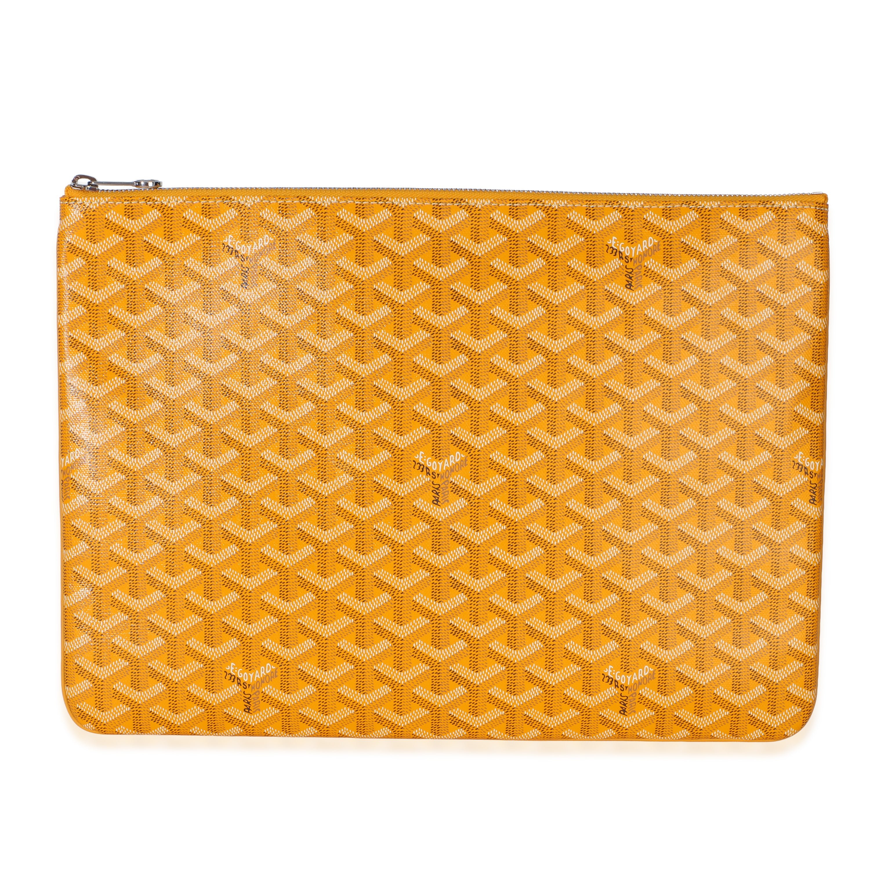 Yellow Goyardine Canvas Senat GM