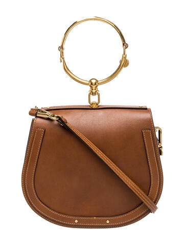 Leather Nile Bracelet Bag Medium, Medium