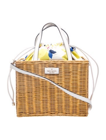 Kate Spade Wicker Top Handle Bag