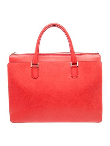 Leather Top Handle Bag