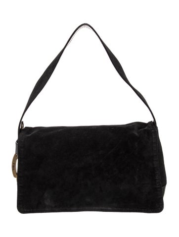 Furla Suede Shoulder Bag