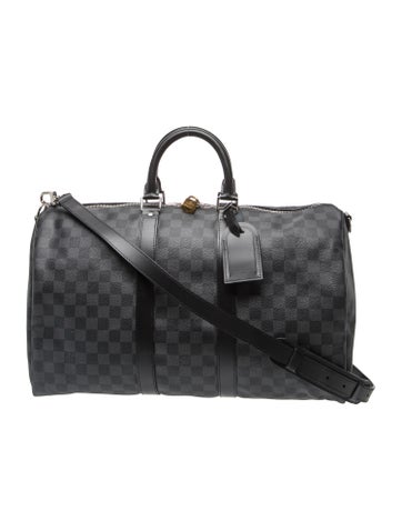 Damier Graphite Keepall Bandouliere 45