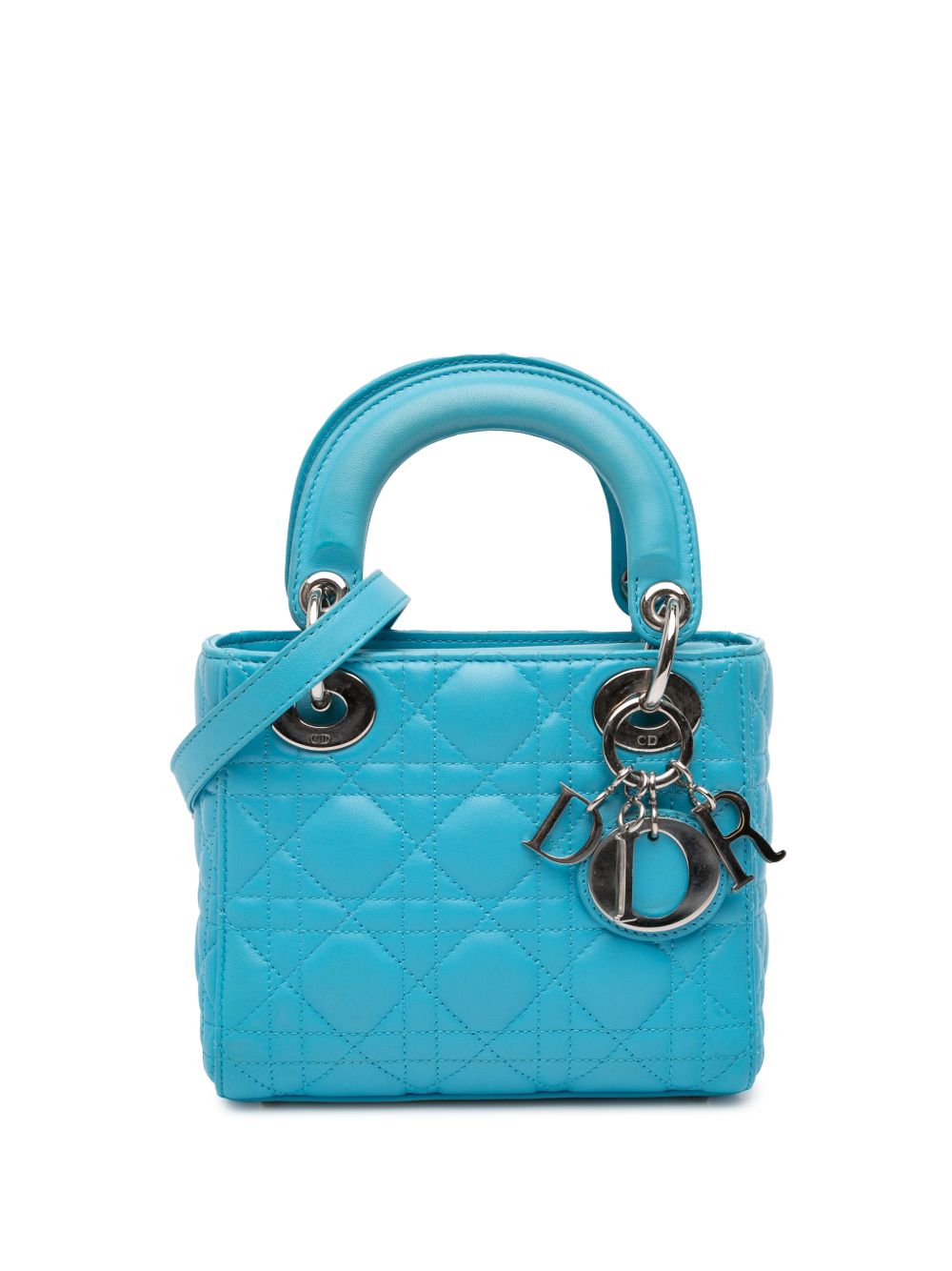 2012 Mini Lambskin Cannage Lady Dior satchel