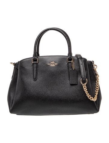 Leather Top Handle Bag