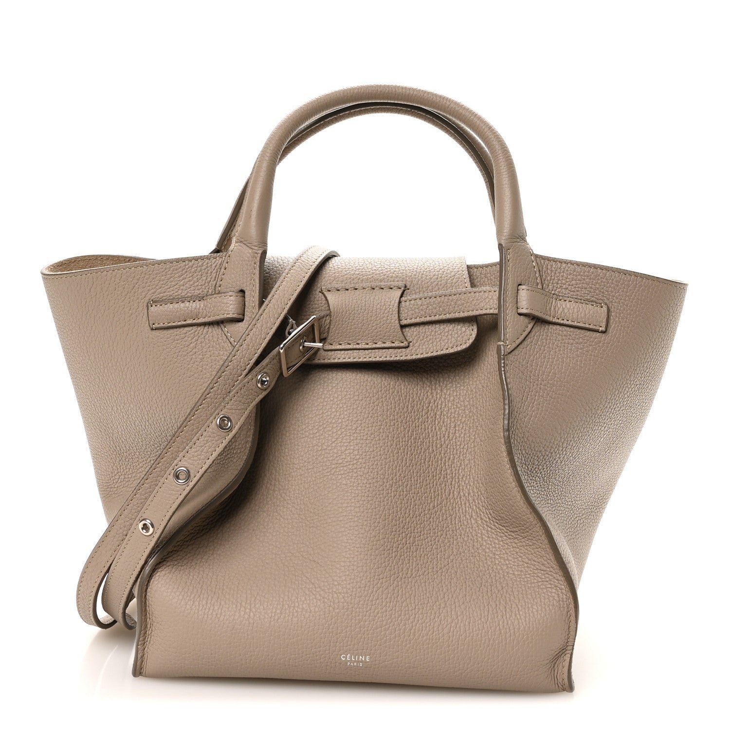 Celine Supple Grained Calfskin Small Big Bag Light Taupe