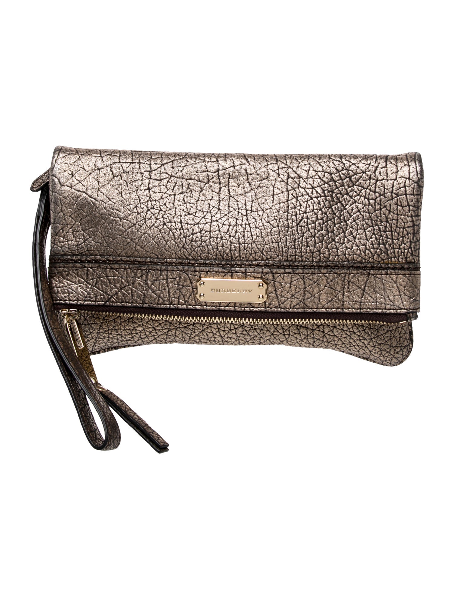 Leather Zip Wristlet Medium
