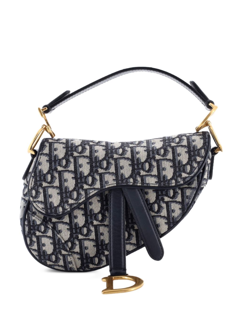 Saddle Handbag Oblique Canvas Mini shoulder bag