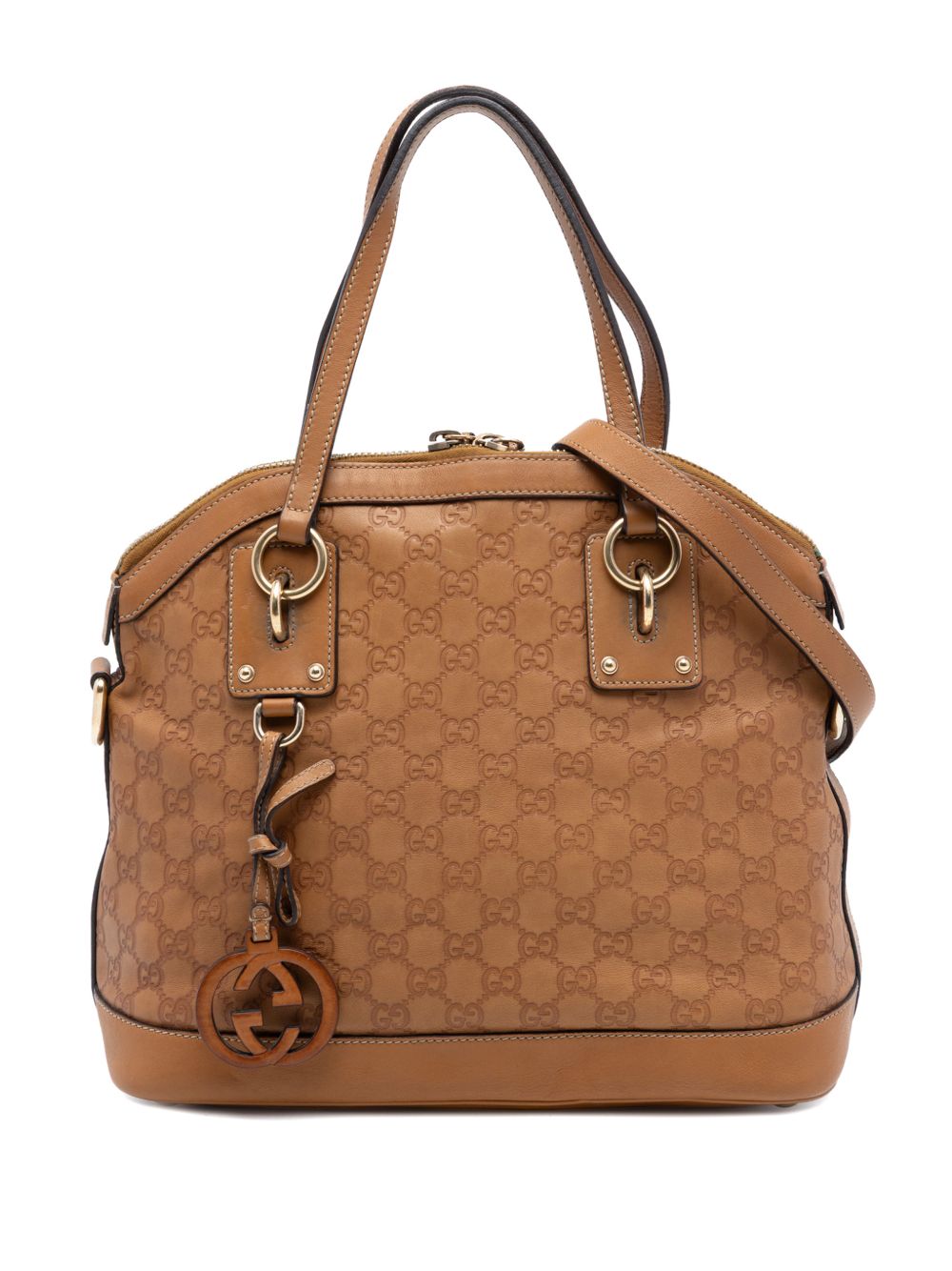 2016-2026 Medium Guccissima Charm Dome satchel