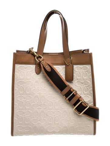 Jacquard Top Handle Bag