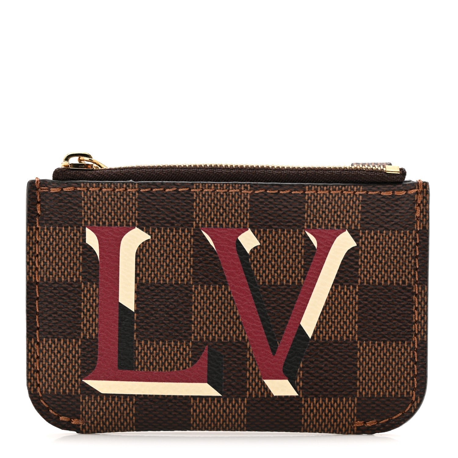 Louis Vuitton Louis Vuitton Damier Ebene Belmont Pochette Cherry Berry