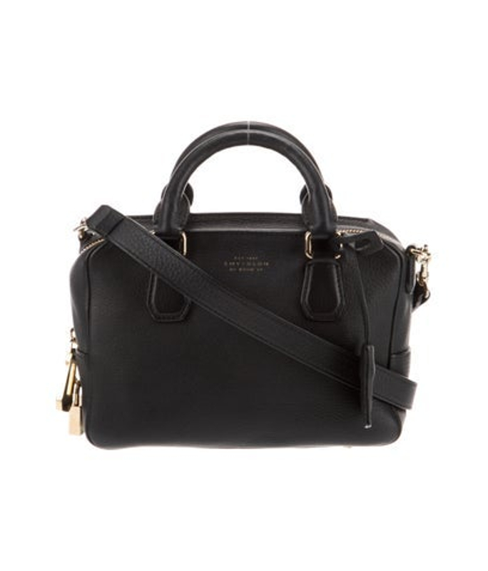 Smythson Leather Top Handle Bag