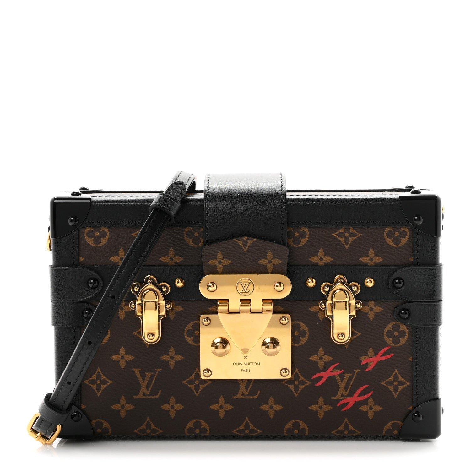 Louis Vuitton Monogram Petite Malle Black