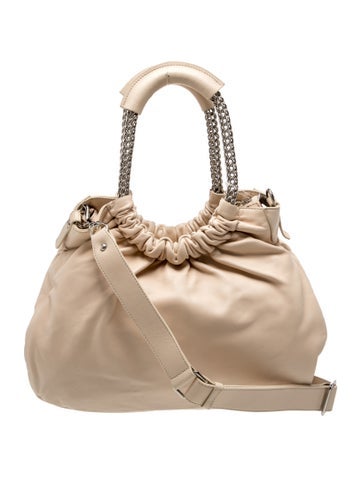 Leather Shoulder Bag Large