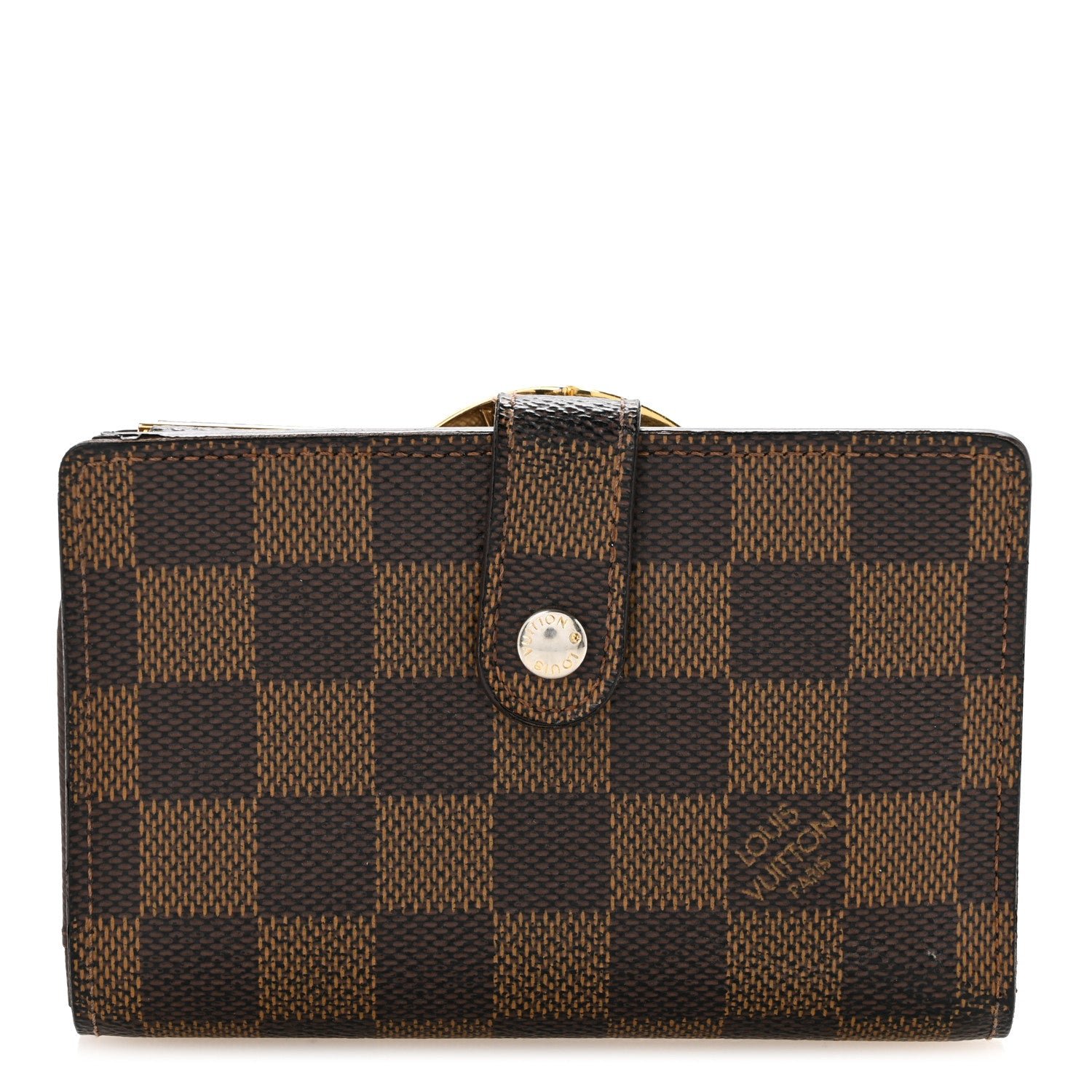 Louis Vuitton Damier Ebene French Purse Wallet