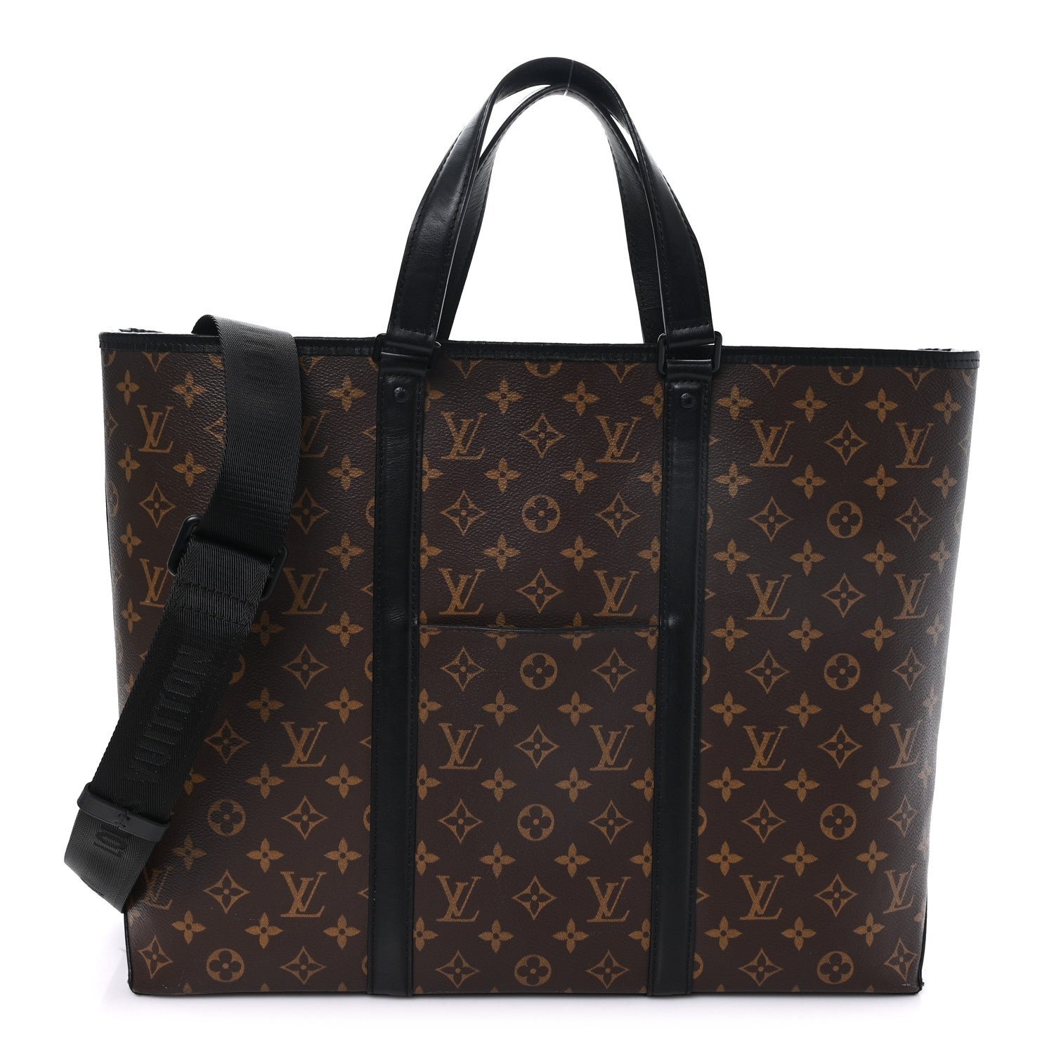 Louis Vuitton Monogram Macassar Weekend Tote GM