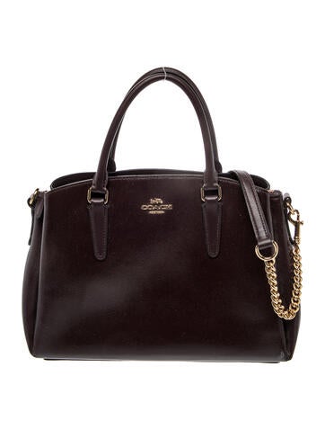 Leather Top Handle Bag