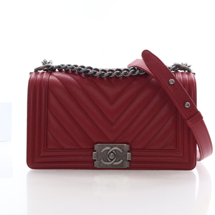 Chanel Medium Caviar Boy Flap Bag